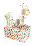 Кружки на металлической подставке 