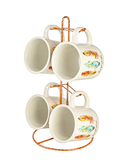 Кружки на металлической подставке 