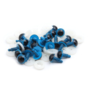 Глазки для игрушек (12 мм; 24 шт.; голубой) — фото, картинка — 1