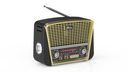 Радиоприемник Ritmix RPR-050 (золотой) — фото, картинка — 1