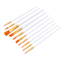 Набор кистей (нейлон; 10 шт.) — фото, картинка — 1