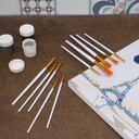 Набор кистей (нейлон; 10 шт.) — фото, картинка — 5