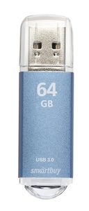 USB Flash Drive 64GB SmartBuy V-Cut Blue (SB64GBVC-B3) — фото, картинка — 1