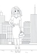 Раскраска. Мастерская красоты. Ксюша — фото, картинка — 1