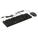 Проводной игровой набор. Клавиатура Nakatomi Gaming (арт. KMG-2305U; черная) + мышь с RGB подсветкой — фото, картинка — 2